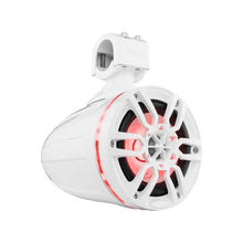 Load image into Gallery viewer, DS18 Tower Speakers 6.5in 100 Watts RMS w/ RGB LED Lights White