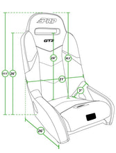 Load image into Gallery viewer, Polaris RZR GT3 Suspension Seats Kit - Black Gray