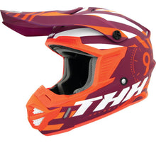 Load image into Gallery viewer, THH Helmets T730X Twister Purple/Orange - XS