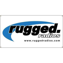 Load image into Gallery viewer, Rugged Radios Rugged Radios Race Banners - Available In Different Sizes 2 x 4 Banner