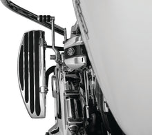 Load image into Gallery viewer, Kuryakyn Floorboard Relocator Brackets 17 and Up Touring Chrome