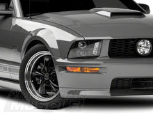 Load image into Gallery viewer, Raxiom 05-09 Ford Mustang Excluding GT500 LED Halo Projector Headlights- Black Housing (Clear Lens)