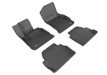 Load image into Gallery viewer, 3D MAXpider 2014-2020 BMW 4 Series F32 Kagu 1st &amp; 2nd Row Floormats - Black