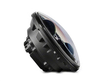 Load image into Gallery viewer, Raxiom 97-18 Jeep Wrangler TJ &amp; JK 6-LED Headlights w/ Partial Halo- Black Housing (Clear Lens)