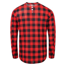 Load image into Gallery viewer, USWE Flannel Long Sleeve Lightweight Off-Road Jersey Flame Red - 2XL