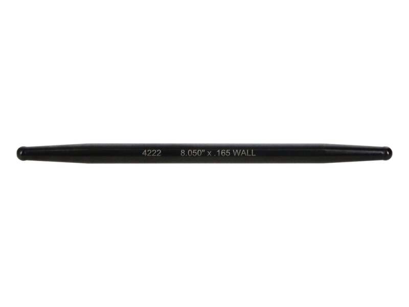 Manley Push Rod - 7/16 Dia. - 8.100 Length - 0.165 Wall - 4130 Chrome Moly - Swedged End - Set of 8