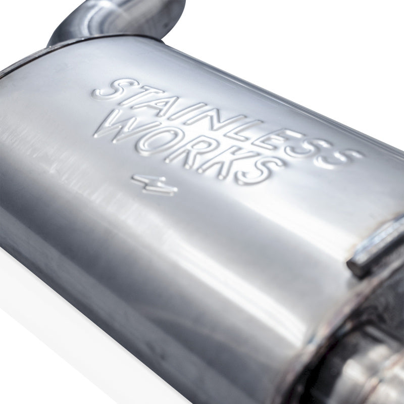 Stainless Works 2024 Mustang GT Catback Dual Tips Redline Sound H-Pipe Performance Connect Exhaust M24CBHPCR