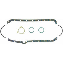 Load image into Gallery viewer, Fel-Pro Chevrolet Camaro OS 5197 C-4 Engine Oil Pan Gasket Set Blue Stripe cork-rubber