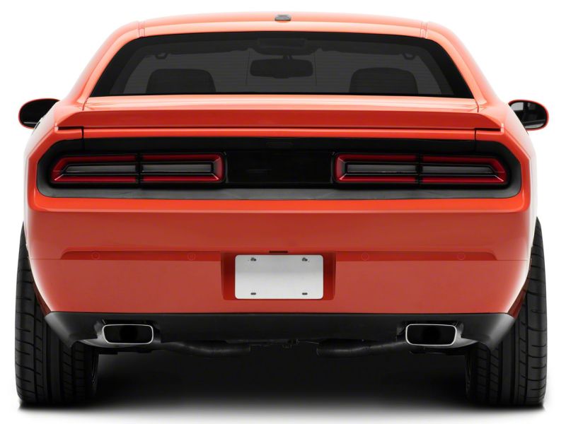 Raxiom 08-14 Dodge Challenger LED Tail Lights- Black Housing Red Lens