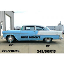 Load image into Gallery viewer, Ridetech 55-57 Chevrolet Bel Air Composite Leaf Spring w/ HQ Shock Kit - 2in Drop - Rear