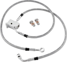 Load image into Gallery viewer, Twin Power L87-99 FLST Stainless Steel Dot Brake Line Kit Rear Stock Length