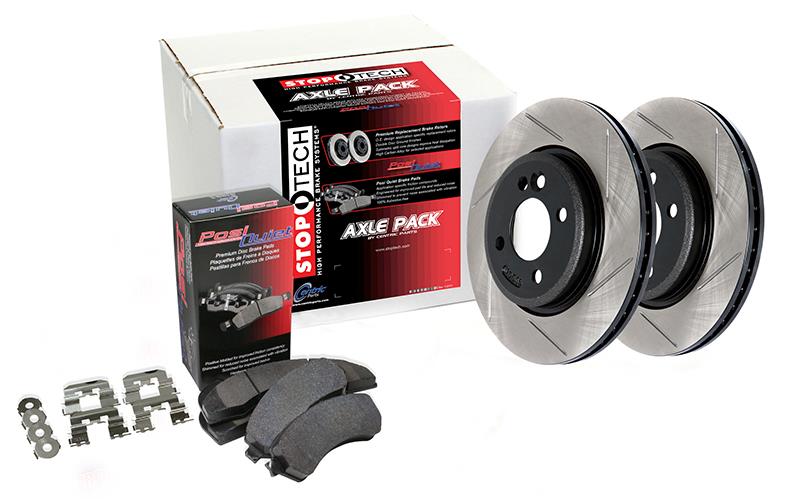 Street Axle Pack, Slotted, Front