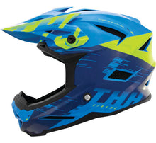 Load image into Gallery viewer, THH Helmets T-42 BMX Xtreme  Blue/Yellow Youth - Medium