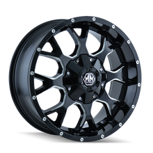 Load image into Gallery viewer, Mayhem 8015 Warrior 20x9 / 8x170 BP / 18mm Offset / 125.2mm Hub Gloss Black Milled Wheel