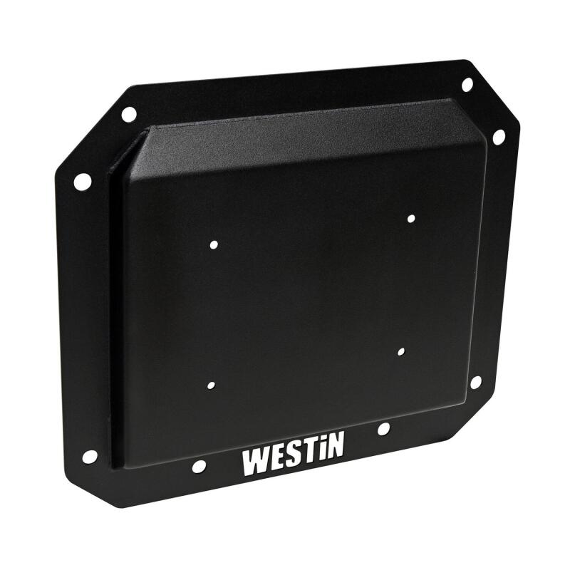 Westin 21-25 Ford Bronco (Excl. Sport) Spare Tire Delete Plate - Tex. Blk - GTR Auto