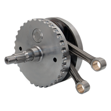 Load image into Gallery viewer, S&amp;S Cycle 00-06 BT 4-3/8in Stroke Flywheel Assembly w/ Sprocket Shaft Bearing Race