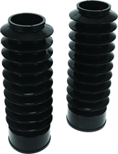 Load image into Gallery viewer, Bikers Choice 49MM Black Long Fork Boots Extended 8.75in / Collapsed 3.5in (Pair)