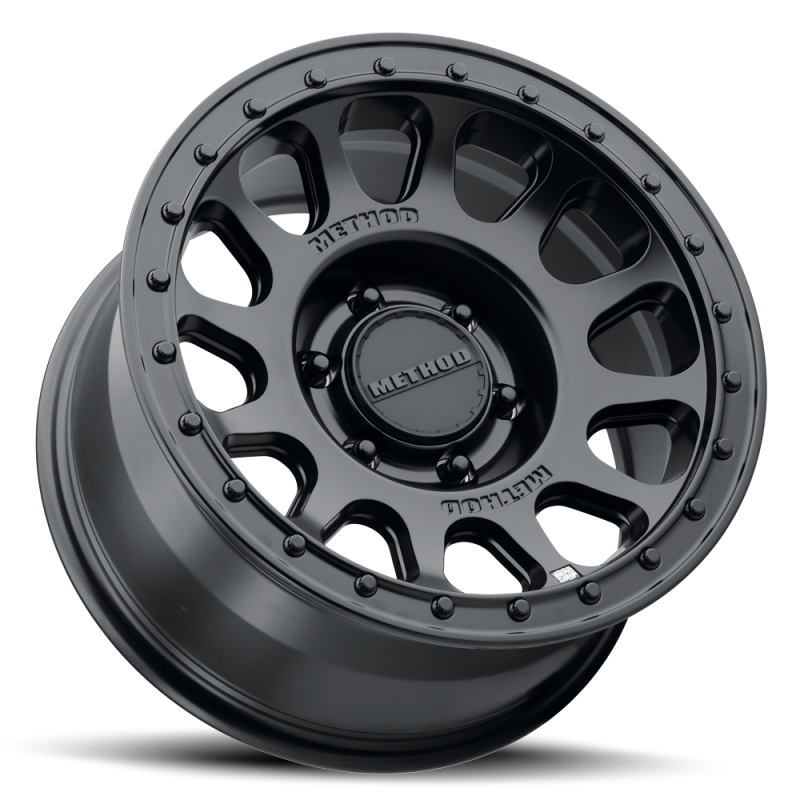 Method MR709 HD Bead Grip 20x 9in / ET12 / 6x5.5 BP / 106.25mm Bore - Black Wheel MR70929060512H