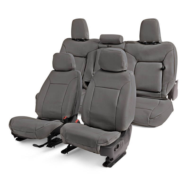 Covercraft 15-22 Chevrolet Colorado/GMC Leatherette PrecisionFit Front Row Seat Covers - Stone