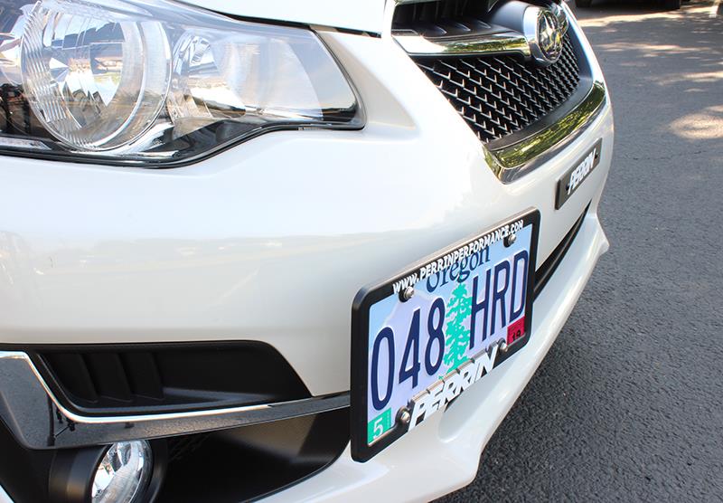 PERRIN 15-17 Subaru WRX/STI (w/o FMIC) / 13-17 Crosstrek / 12-16 Impreza License Plate Reloc. Kit - GTR Auto