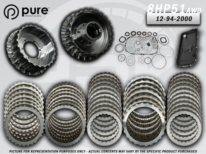 Pure Drivetrain 8HP51 High Performance Transmission Hard Parts Kit - AWD - Stage 2