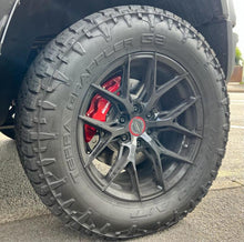Load image into Gallery viewer, Alcon 2021+ RAM TRX 376x42mm Rotors 6-Piston Calipers Front Brake Upgrade Kit - Red ALABKF1559AX75