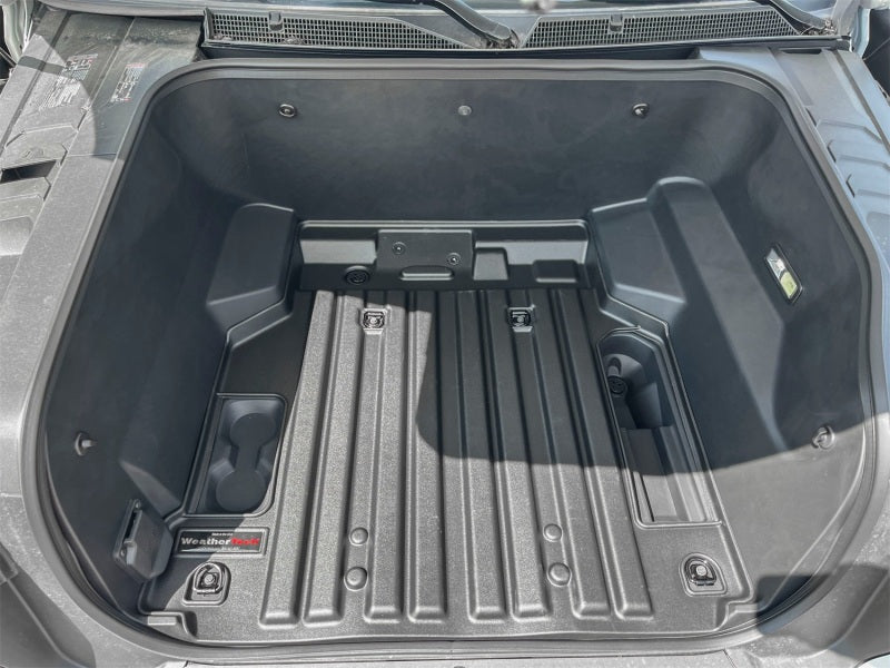 WeatherTech 2024 Chevrolet Silverado EV Behind 2nd Row Cargo Liners - Black 401863