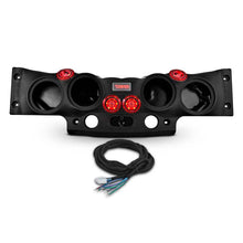 Load image into Gallery viewer, DS18 2007-18 Jeep JK/JKU Soundbar System Fits 4 x 8in Speakers (Not Included)- Black