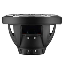 Load image into Gallery viewer, DS18 Hybrid Marine Speaker w/ Driver And RGB LEDs 10in 2-Way 450 Watts RMS 4 ohm Black w/ Cover