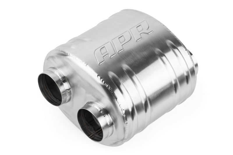 APR Premium Sound Absorption Muffler - Dual 63.5mm (2.5in) - Oval Body 220mm x 169mm x 211mm MUH0010