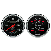 Load image into Gallery viewer, Autometer Designer Black Quad &amp; Tach/Speedo 5in. - 2 Pc. 1452