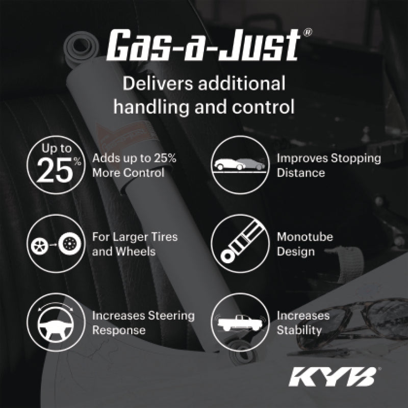 KYB 13-15 Ford Escape Gas-A-Just Monotube Shock - Rear