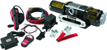 Load image into Gallery viewer, QuadBoss Winch Kit - 50ft Synthetic Rope - 3.8hp - Hawse Fairlead - Wireless Remote - 5000lb