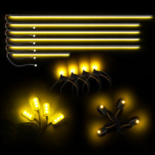 Load image into Gallery viewer, Oracle Lighting Dynamic Colorshift 18 Piece Universal Full LED Interior Dash Board Kit