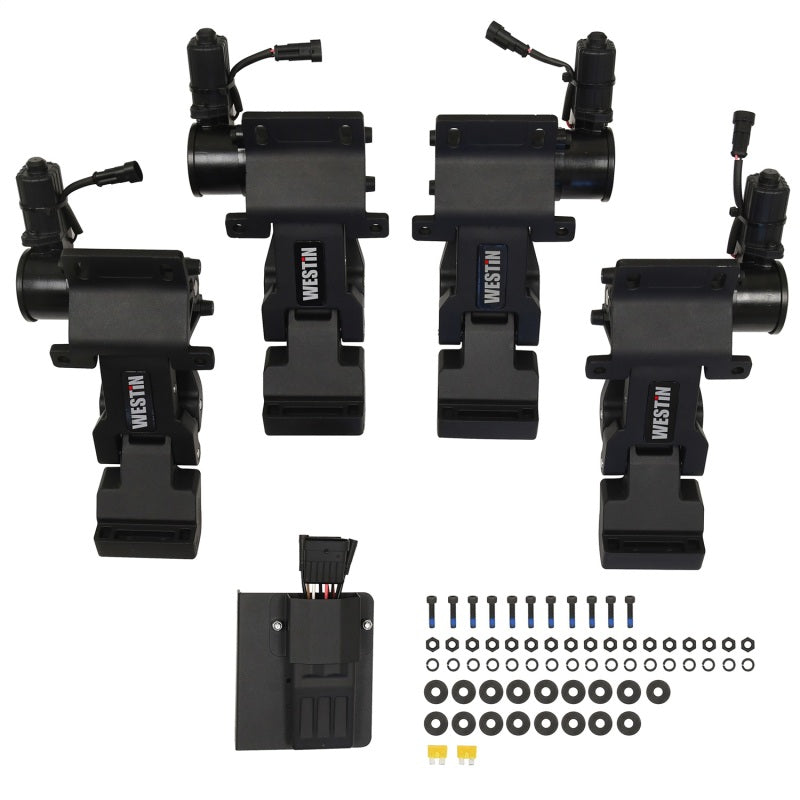 Westin 15-25 Ford F-150 SuperCrew / 17-25 F-250/350 CrewCab Pro-e Running Boards - Tex. Blk - GTR Auto