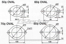Load image into Gallery viewer, GReddy 70mm Exhaust Oval Gasket