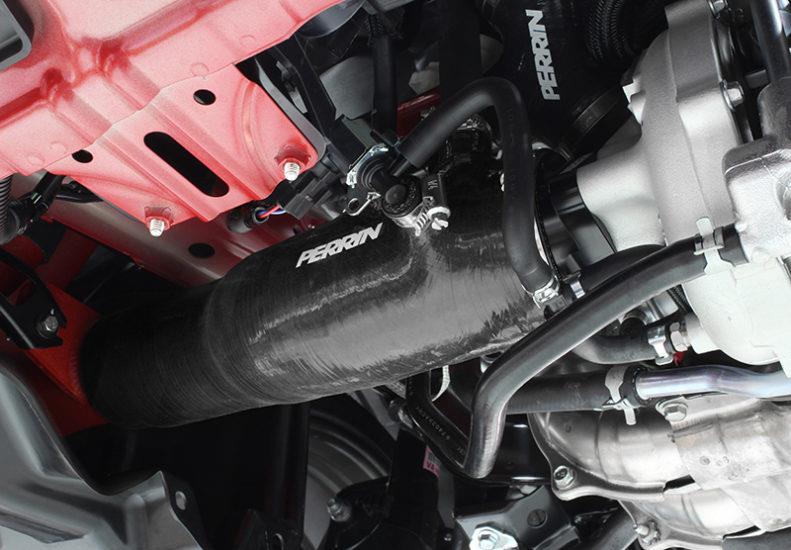 PERRIN 15-21 Subaru WRX / 14-18 Forester XT Turbo Inlet Hose 3in. w/ Turbo Adapter Flange - Black - GTR Auto