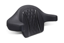 Load image into Gallery viewer, Mustang 23-25 Harley CVO Road Glide (ST) Deluxe Diamond Ext Arm Wrap-around Backrest Black