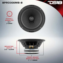 Load image into Gallery viewer, DS18 8in 150 Watts RMS 4 ohm Mid-Bass Loudspeaker