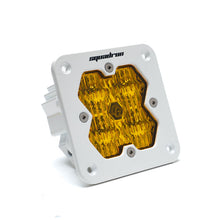 Load image into Gallery viewer, Baja Designs Squadron 2.0 Sport LED Wide Cornering (Flush Mount) - Baja Amber w/White Housing