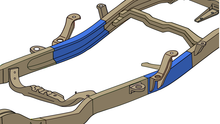 Load image into Gallery viewer, Rustbuster Leaf Spring Frame Section Left Side