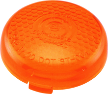 Load image into Gallery viewer, Bikers Choice Replacement Honeycomb Amber Lens For LED Bullet Turn Signal
