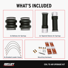 Load image into Gallery viewer, Air Lift 14-24 Infiniti Q50 (w/ Ball Lower Mount) Coil to Air Upgrade Kit - GTR Auto