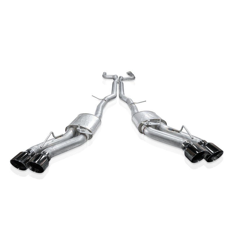 Stainless Works 22-25 Cadillac CT5-V Blackwing Catback Exhaust - Black Chrome Tips
