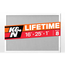 Load image into Gallery viewer, K&amp;N HVAC Filter 16 X 25 X 1 Merv 8