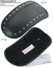 Load image into Gallery viewer, Mustang 98-11 Yamaha V-Star Classic Fender Bib w/Studs - Black