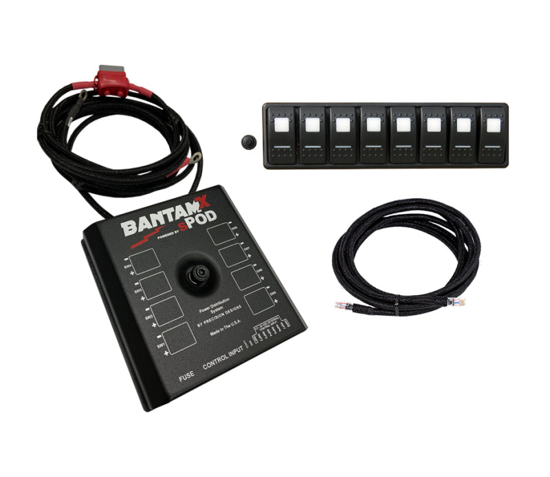 sPOD BantamX Modular w/Blue LED for 36in Battery Cables