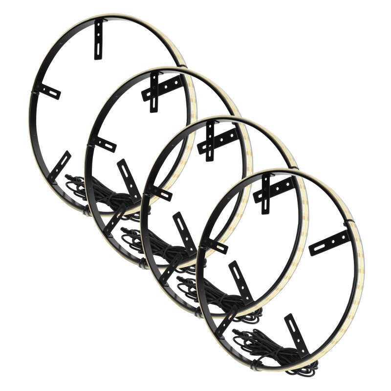 ORACLE Lighting LED Illuminated Wheel Rings - 16.5in PLASMA White - GTR Auto