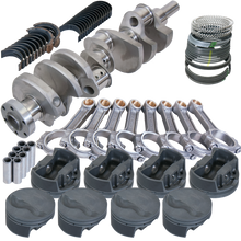 Load image into Gallery viewer, Eagle Ford 289/302 3.400in Crank 5.400in I-Beam Rods -6cc Flat Top 4.125in Pistons Rotating Assembly