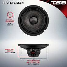 Load image into Gallery viewer, DS18 6.5in 150 Watts RMS 4 ohm Mid-Range Loudspeaker Neodymium Shallow